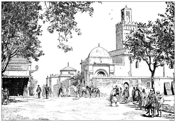 Vue ancienne de Tlemcen au début du XXe siècle